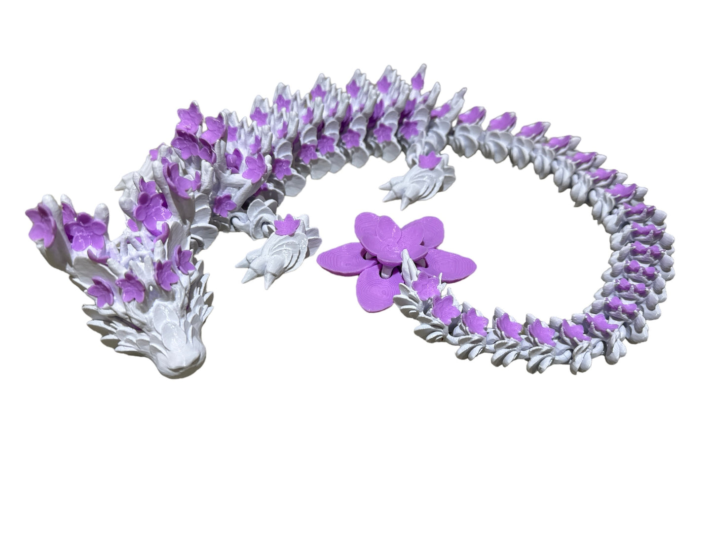 Cherry Blossom Dragon 3D Printed Articulating Figure