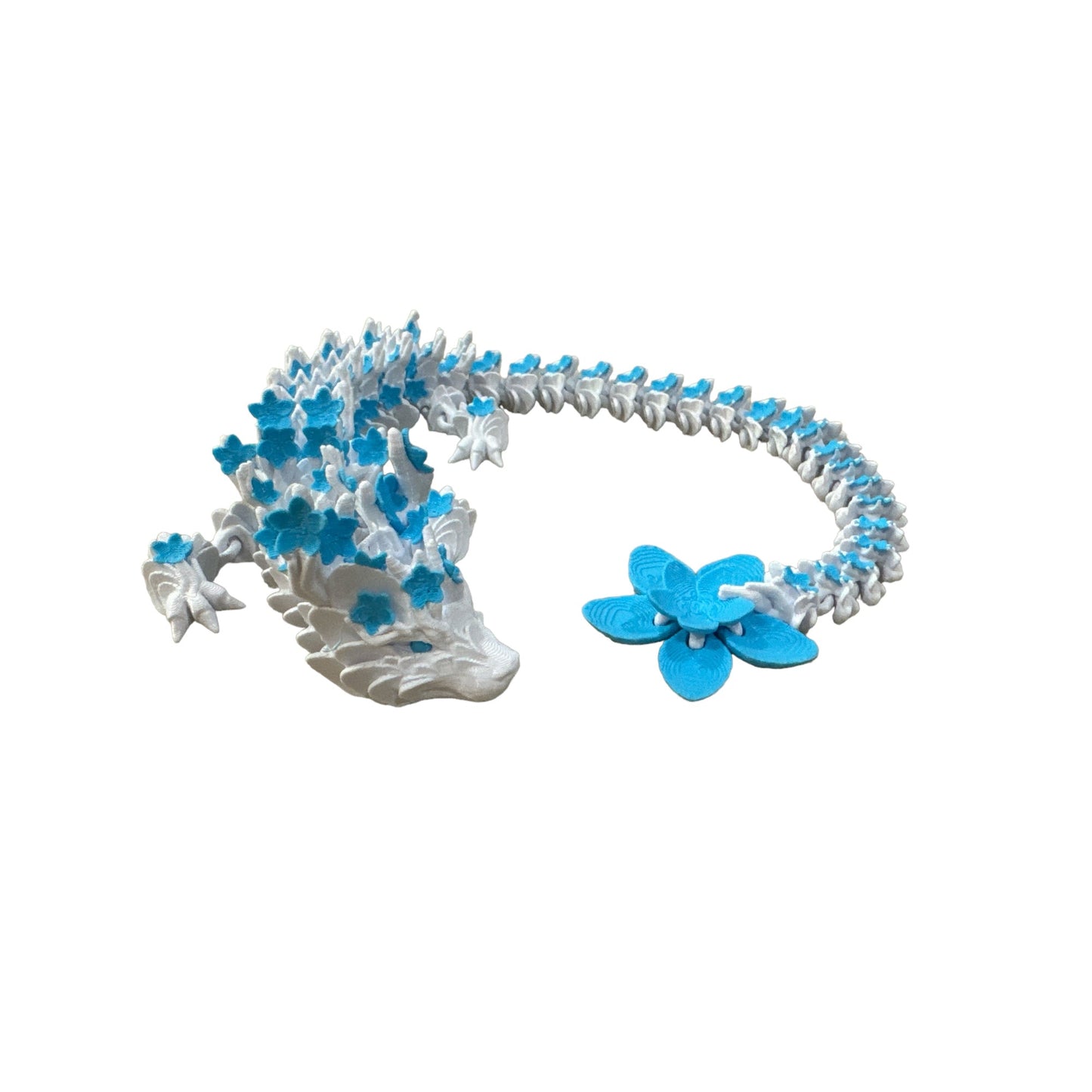 Cherry Blossom Dragon 3D Printed Articulating Figure