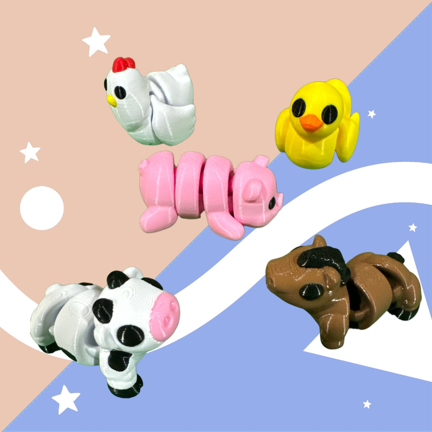 Flexi Friend Bundle - Farm Animals