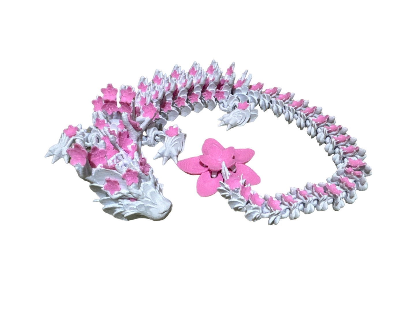 Cherry Blossom Dragon 3D Printed Articulating Figure