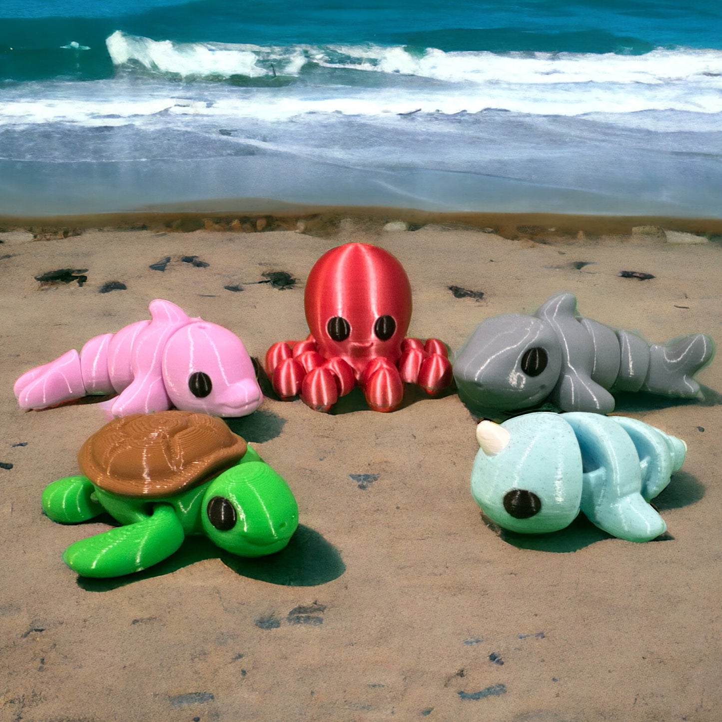 Flexi Friend Bundle - Ocean Animals