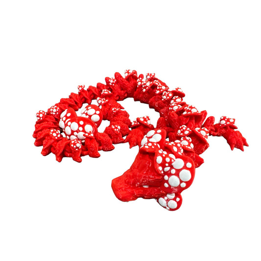 Mushroom Dragon 3D Printed Articulating Figure