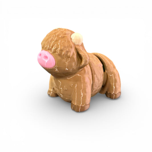 Little Flexi Friend - Highland Cow